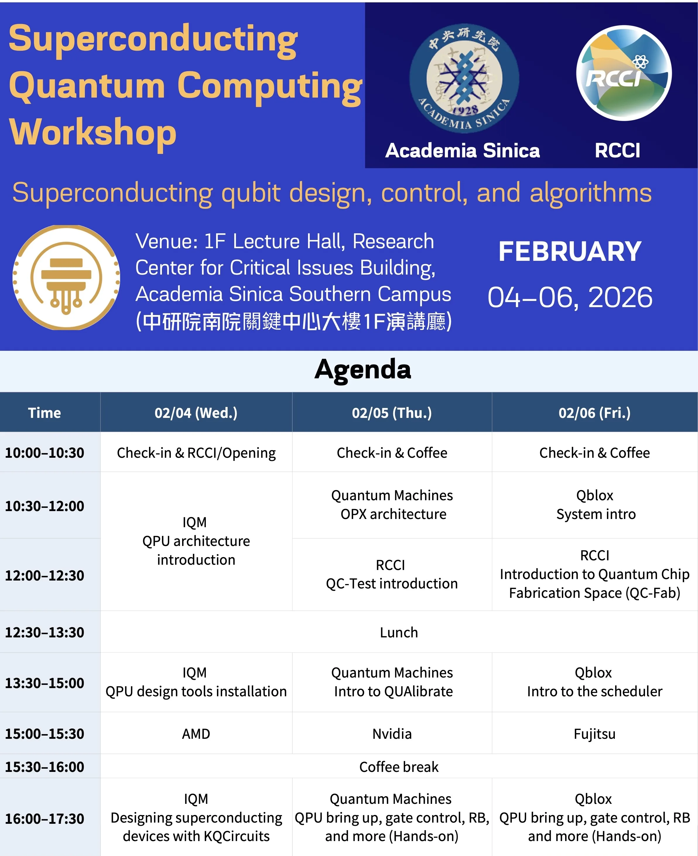 Quantum workshop poster