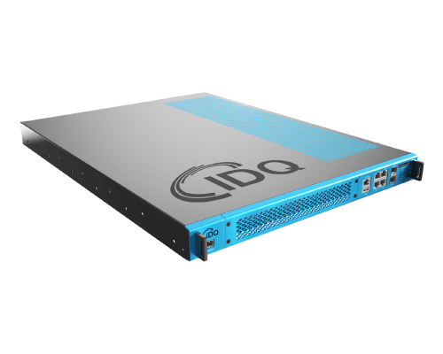 Server with blue accents