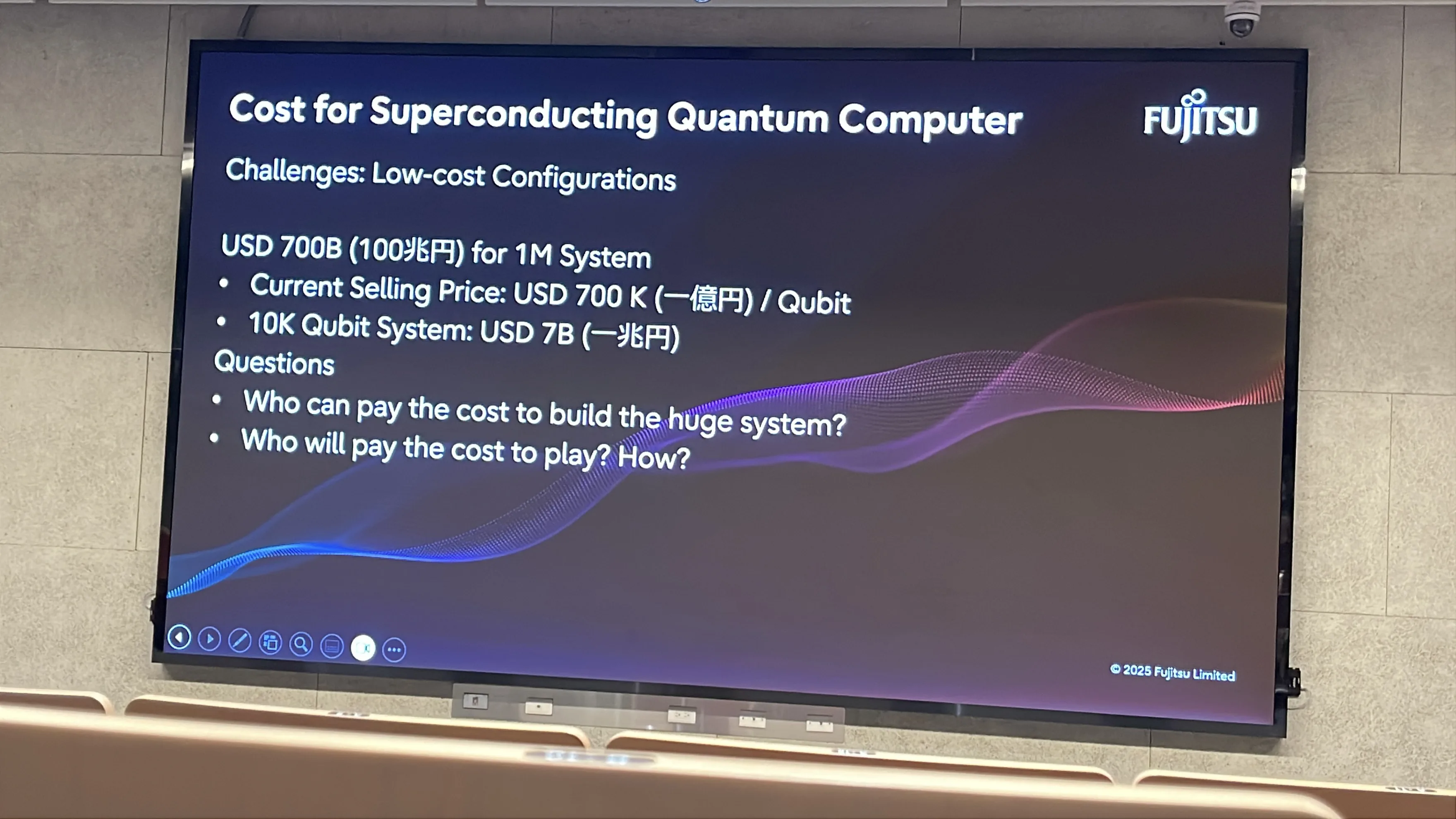超導量子電腦成本簡報投影片