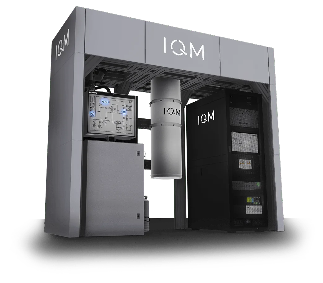 IQM quantum computer setup