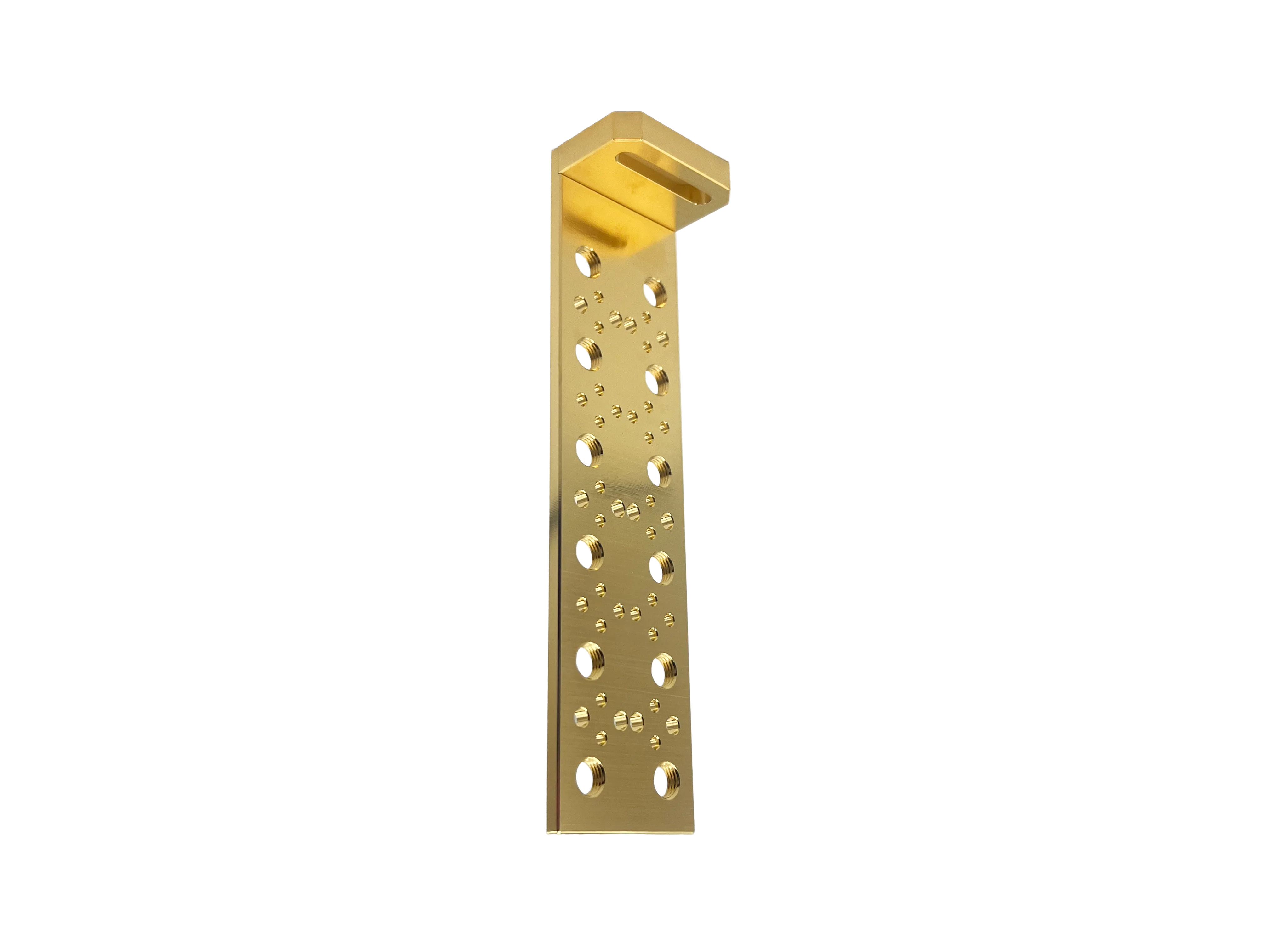Gold metal bracket