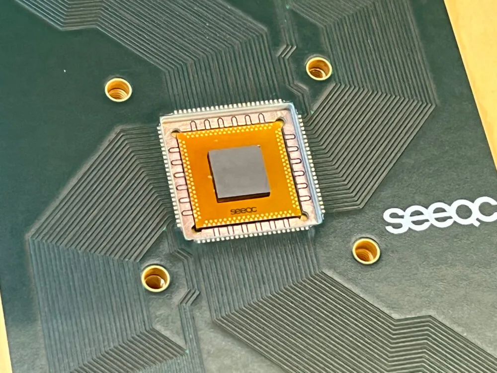 Computer chip close-up